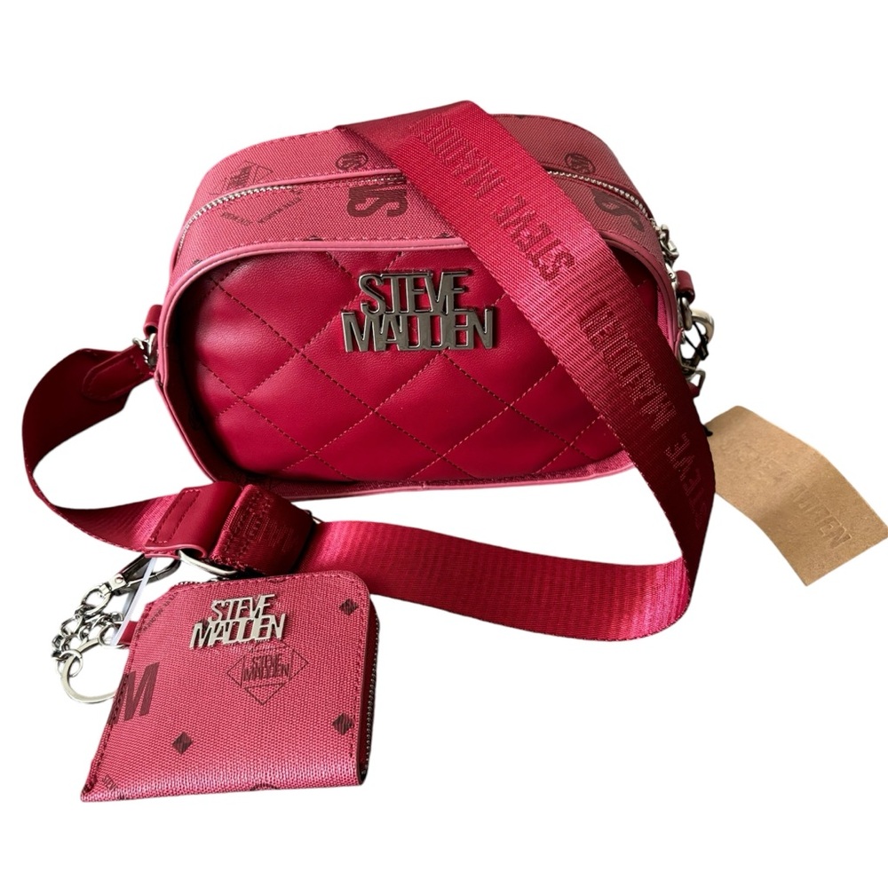 Steve Madden Women’s Red Crossbody Bag Brand New $78